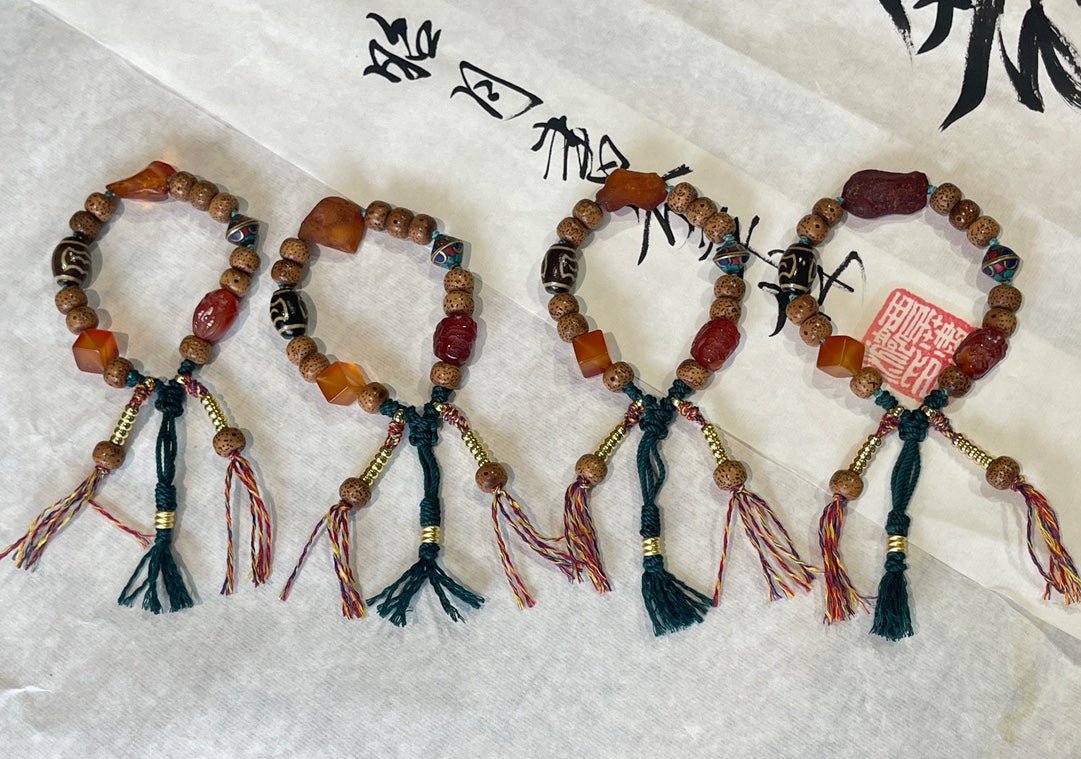 Bodhi seed braided bracelet - jewelry - weilin.com