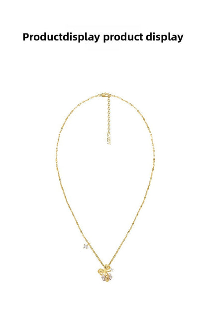 Bow tie necklace - jewelry - weilin.com