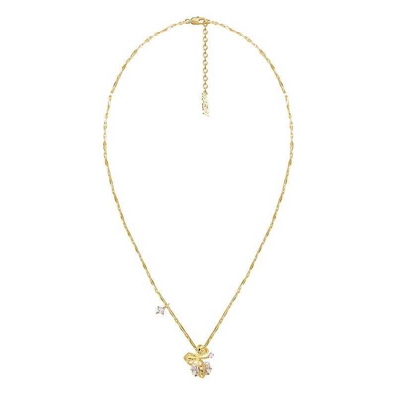 Bow tie necklace - jewelry - weilin.com