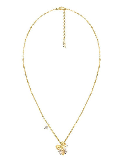 Bow tie necklace - jewelry - weilin.com