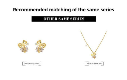 Bow tie necklace - jewelry - weilin.com