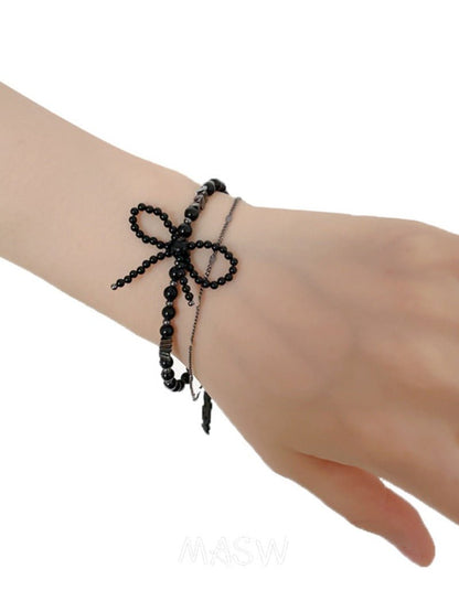 Bowknot pearl bracelet - jewelry - weilin.com