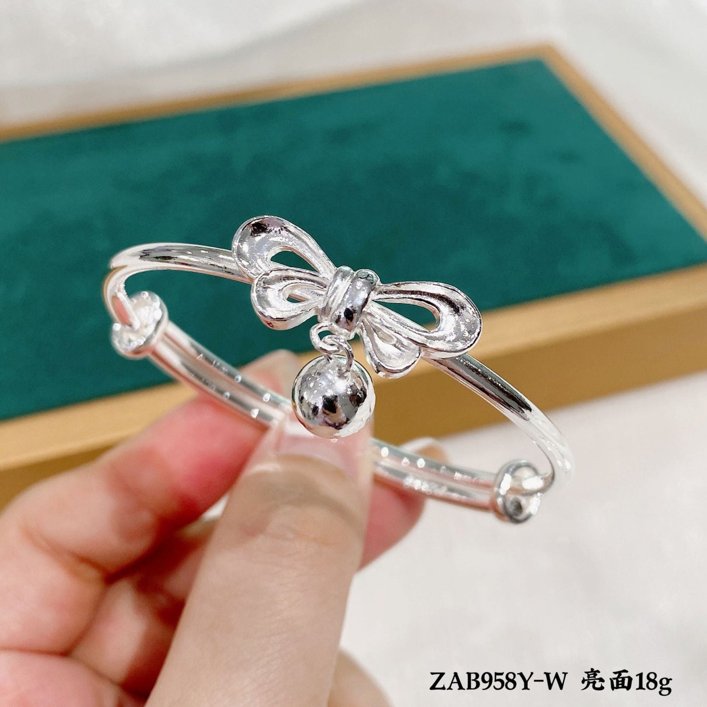 Butterfly bell sterling silver bracelet - jewelry - weilin.com