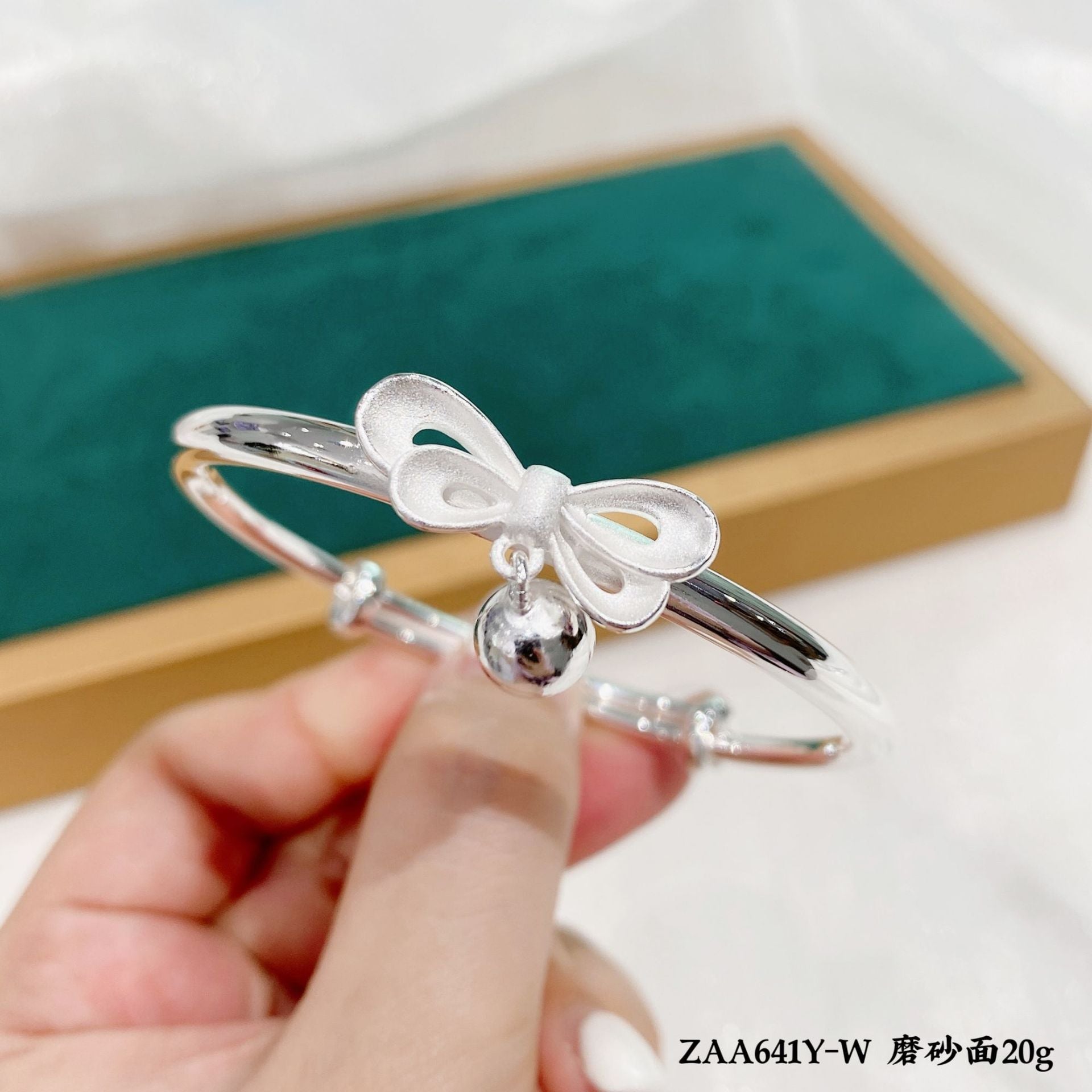 Butterfly bell sterling silver bracelet - jewelry - weilin.com
