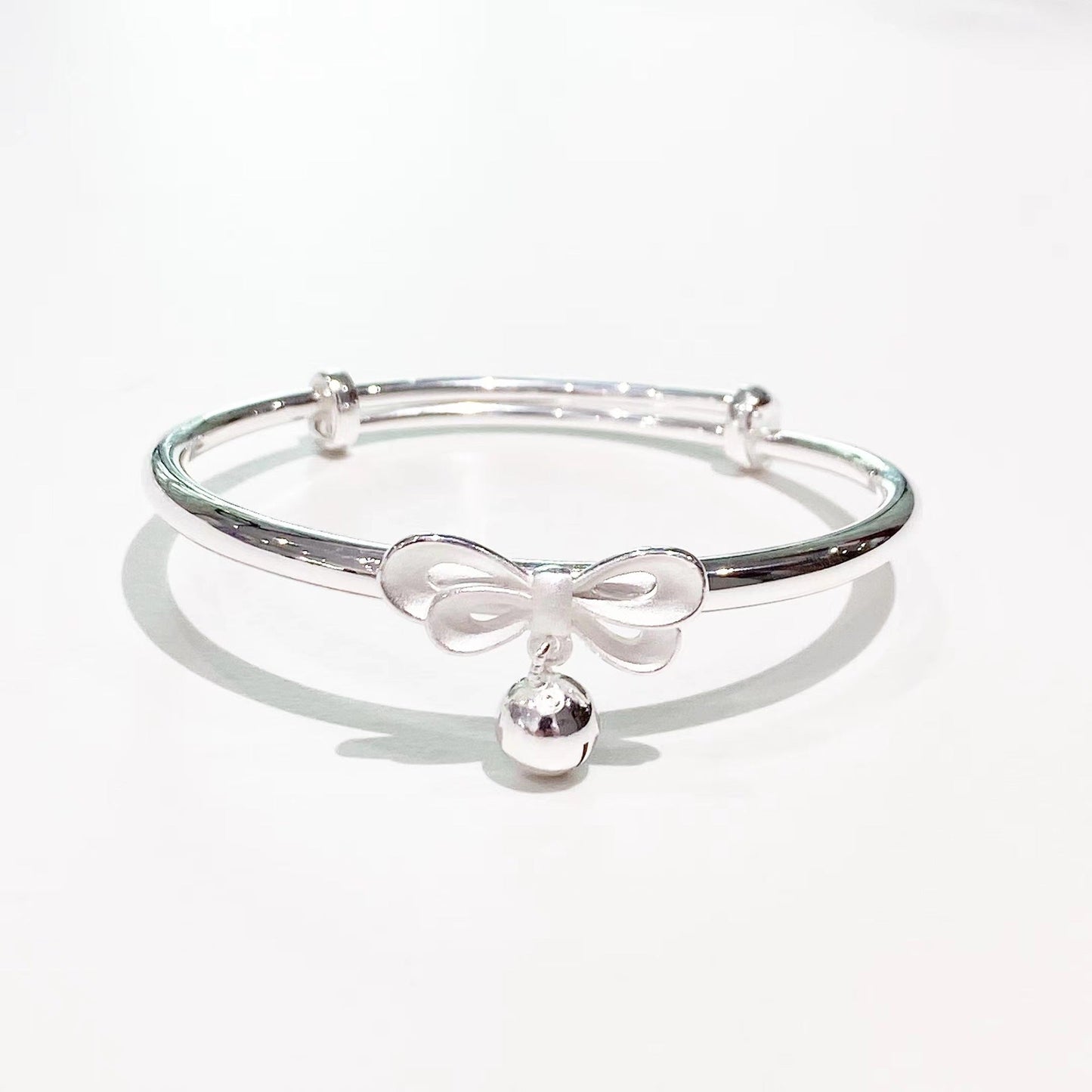 Butterfly bell sterling silver bracelet - jewelry - weilin.com