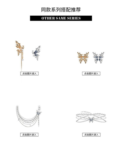 Butterfly dance highlight pearl butterfly necklace - jewelry - weilin.com