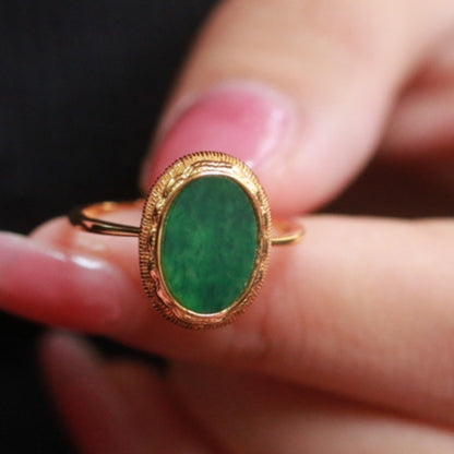 Natural Jadeite Ring