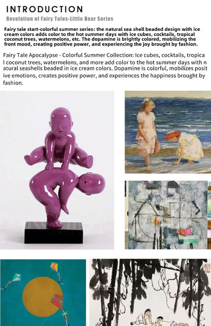 Millennium color beads bracelet