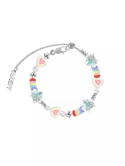 Millennium color beads bracelet