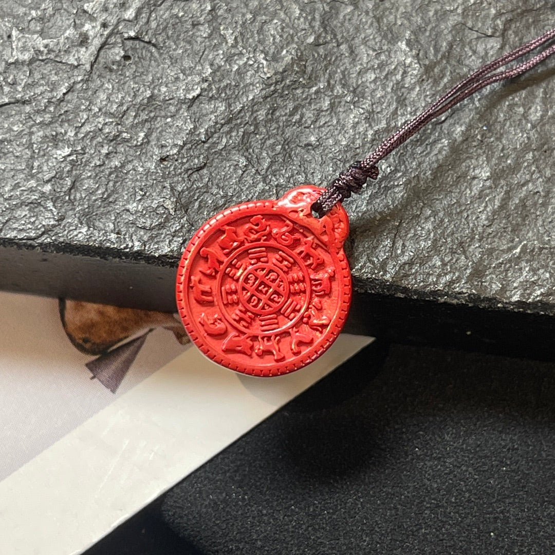 Cambodian Agarwood Five - way God of Wealth Car Hanging - jewelry - weilin.com