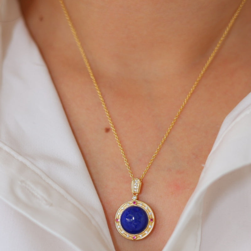 Natural Lapis Lazuli Pendant