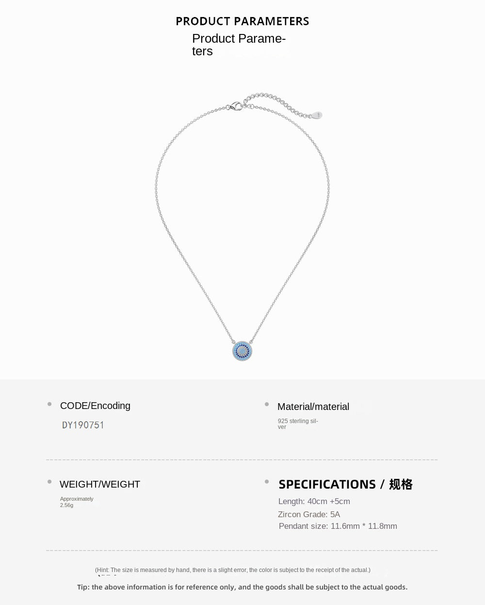 Devil's Eye Pendant Necklace - jewelryweilin