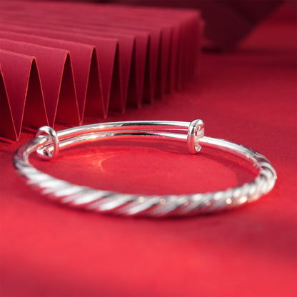China braided sterling silver bracelet - jewelry - weilin.com