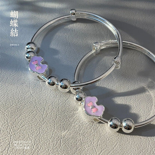 China Colorful Amulet Bow Children's Bracelet - jewelry - weilin.com