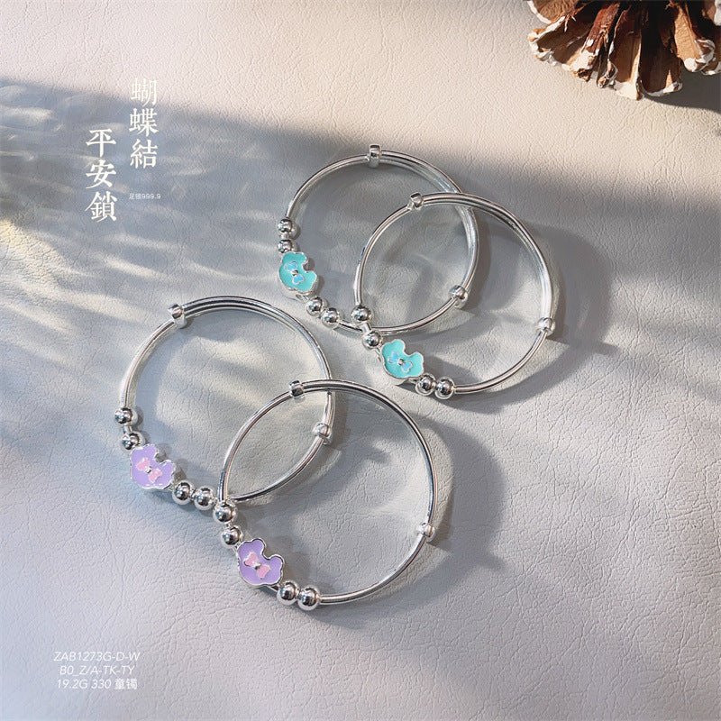 China Colorful Amulet Bow Children's Bracelet - jewelry - weilin.com