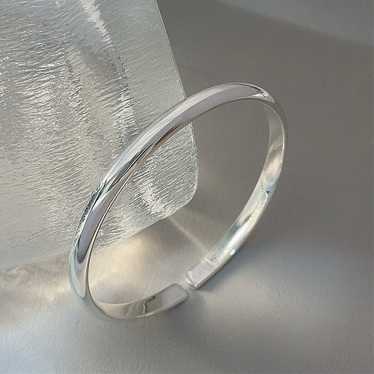 China high - grade shiny open sterling silver bracelet - jewelry - weilin.com