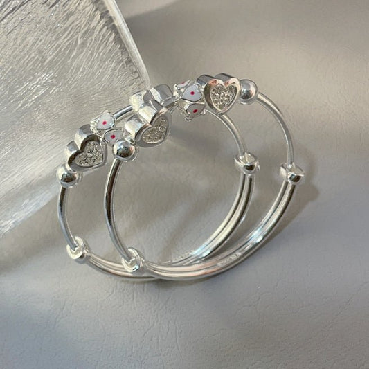 China Hollow Heart Children's Bracelet - jewelry - weilin.com