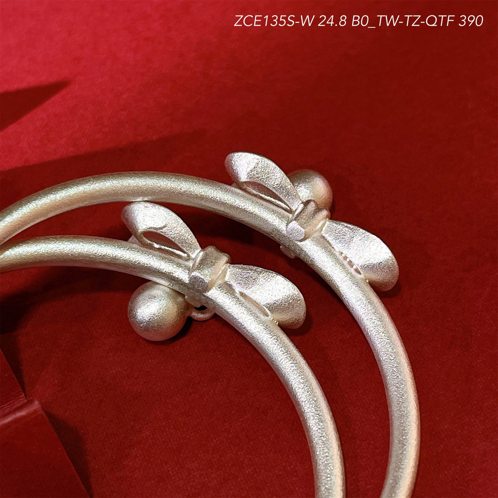 Chinese Bow Bell Sterling Silver Bracelet - jewelry - weilin.com