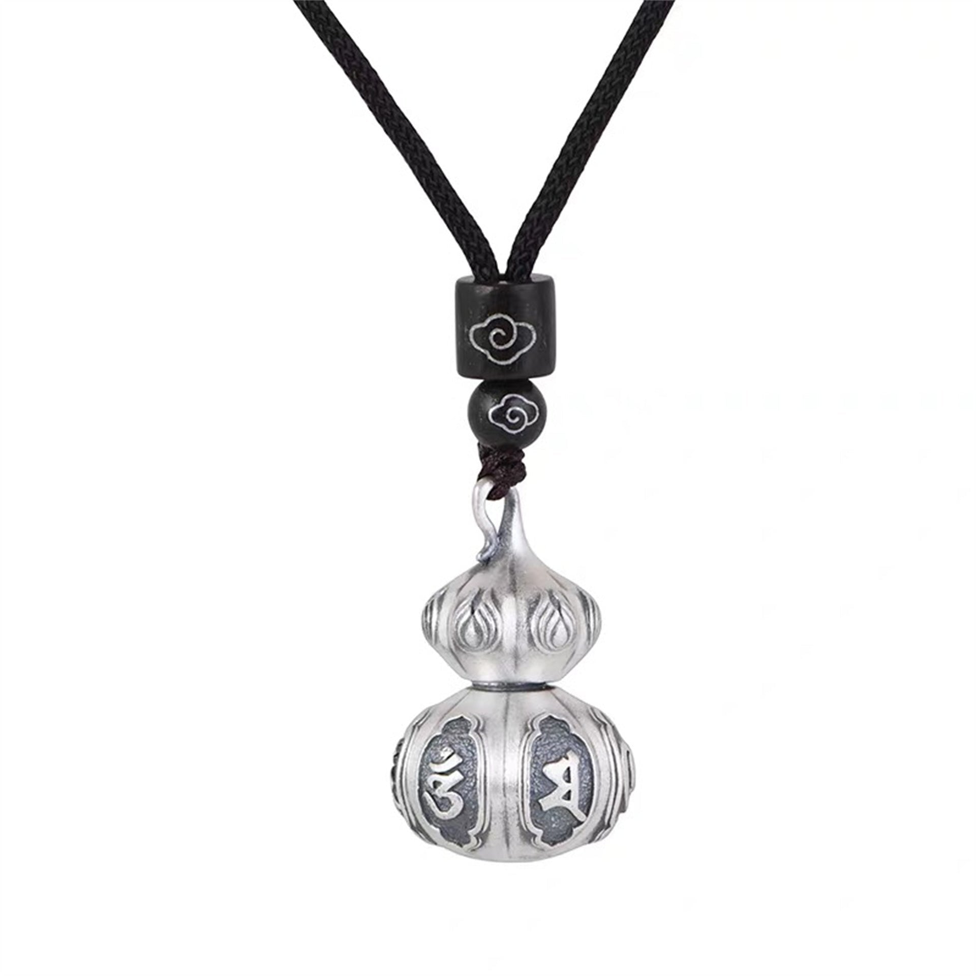 Chinese Calabash Brothers Sterling Silver Pendant Necklace - jewelry - weilin.com