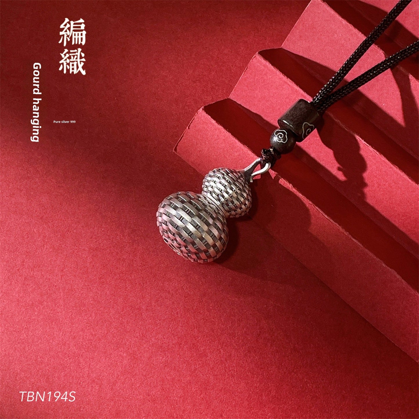 Chinese Calabash Brothers Sterling Silver Pendant Necklace - jewelry - weilin.com