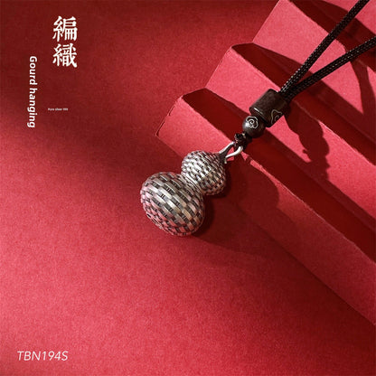 Chinese Calabash Brothers Sterling Silver Pendant Necklace - jewelry - weilin.com