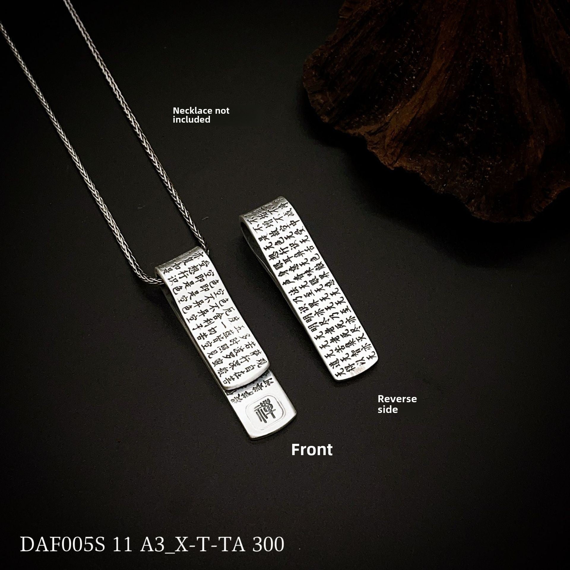 Chinese ethnic style sterling silver pendant - jewelry - weilin.com