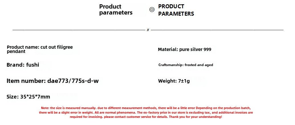 Chinese ethnic style sterling silver pendant - jewelry - weilin.com