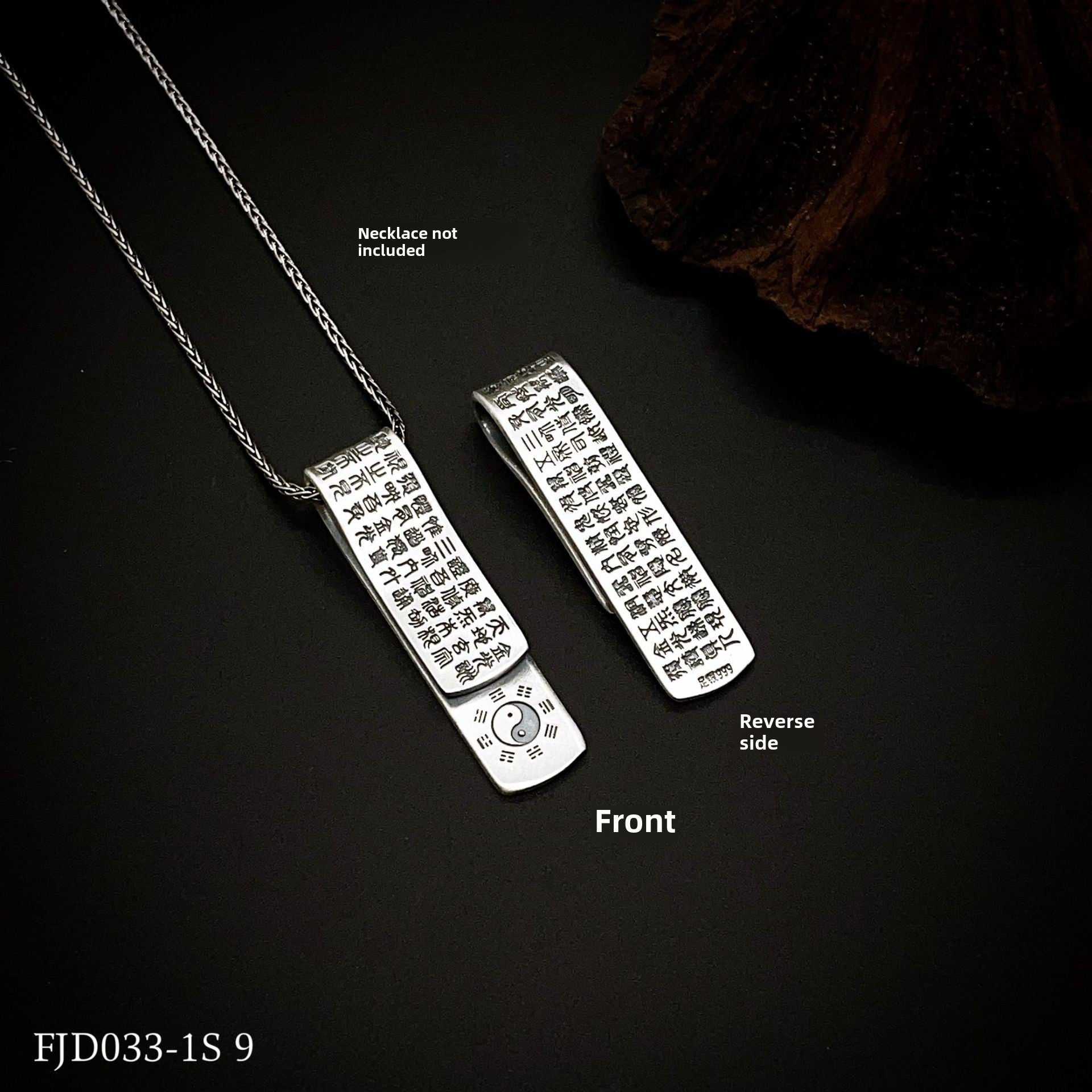 Chinese ethnic style sterling silver pendant - jewelry - weilin.com
