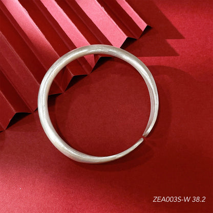 Chinese Fortune Lotus Silver Bracelet - jewelry - weilin.com