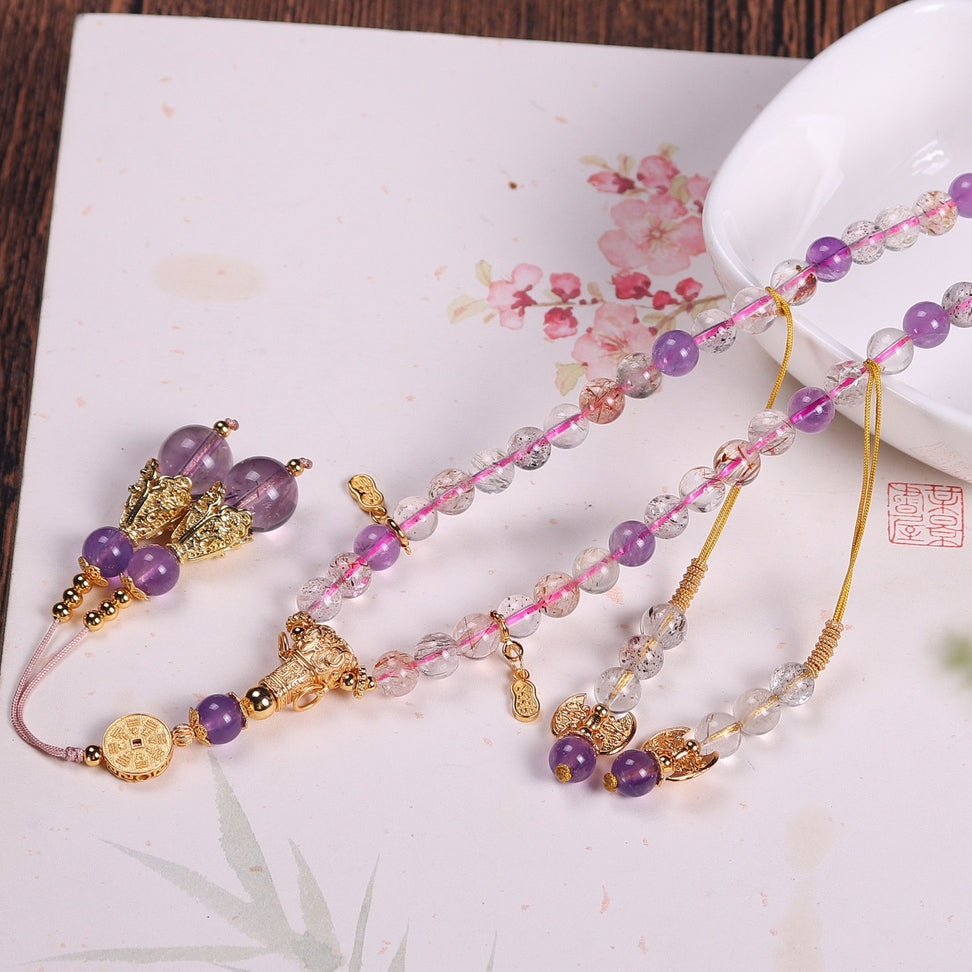 Chinese style 108 Buddhist beads dual - purpose necklace - jewelry - weilin.com