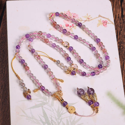 Chinese style 108 Buddhist beads dual - purpose necklace - jewelry - weilin.com