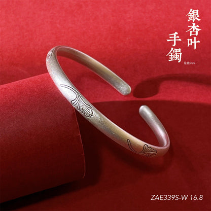 Chinese style auspicious cloud sterling silver bracelet - jewelry - weilin.com
