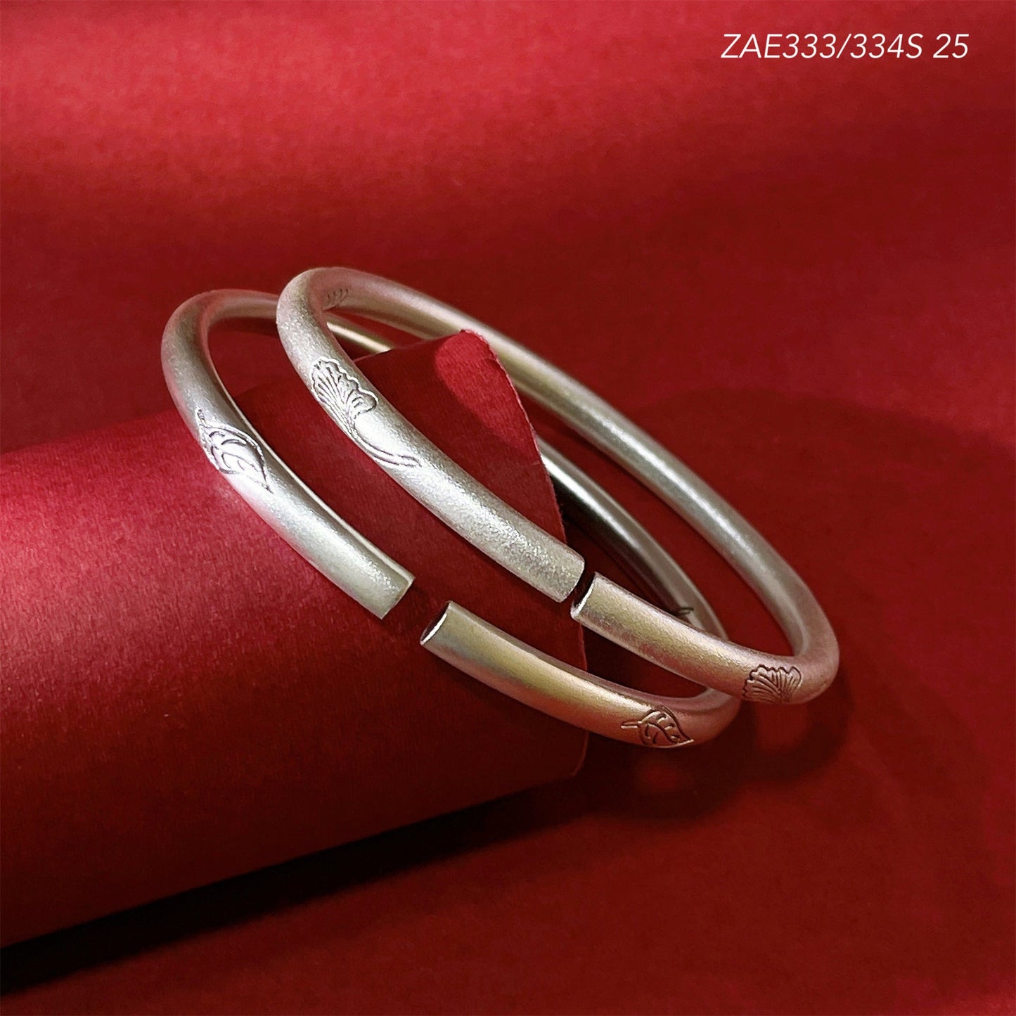 Chinese style bamboo leaf sterling silver bracelet - jewelry - weilin.com