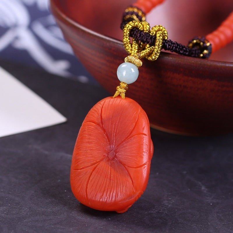 Chinese style Baoshan Nanhong necklace - jewelry - weilin.com