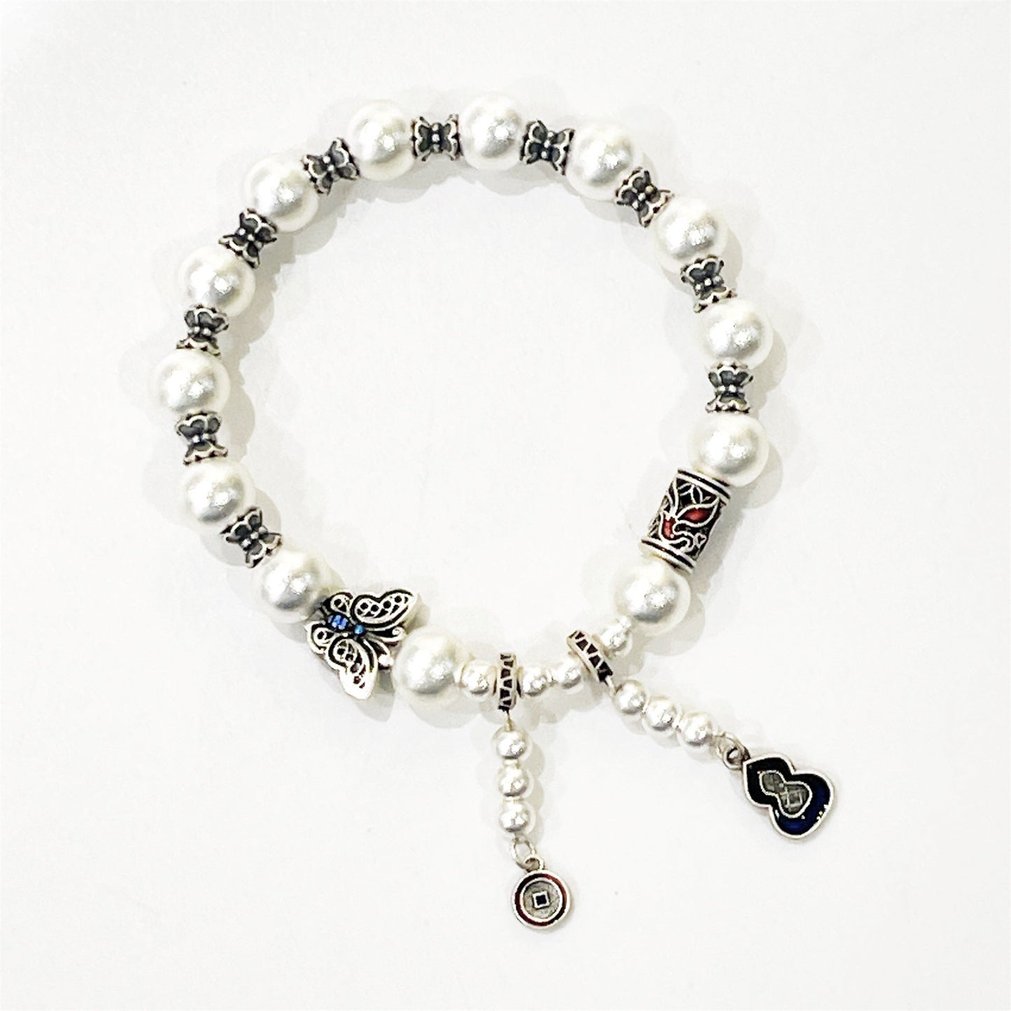 Chinese style butterfly gourd bracelet - jewelry - weilin.com