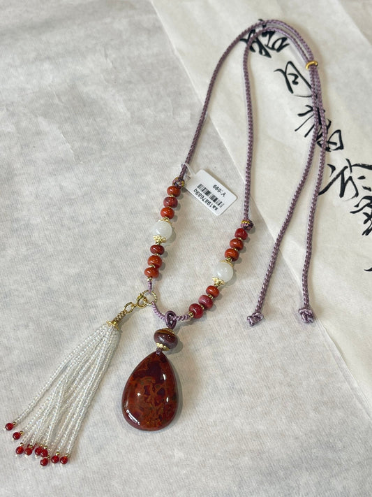 Chinese style classic necklace - jewelry - weilin.com