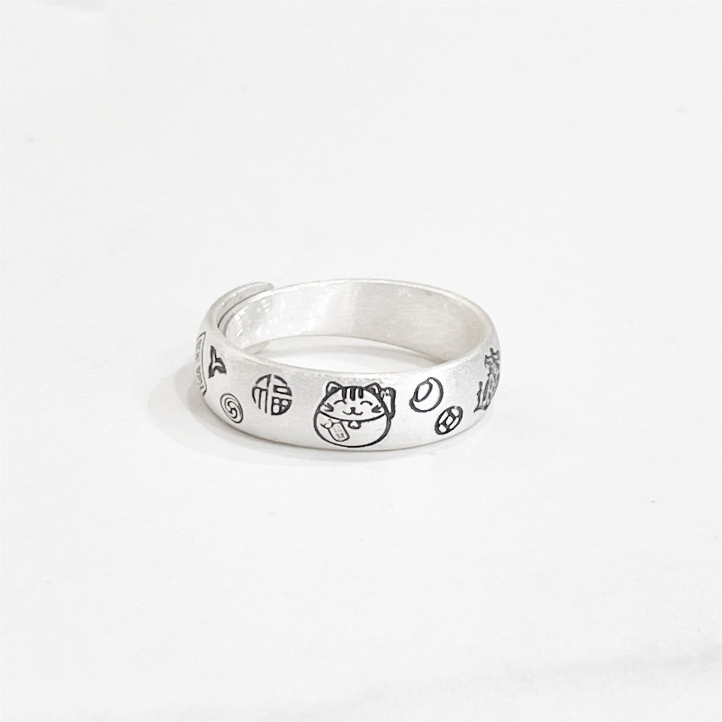 Chinese style flower ring - jewelry - weilin.com