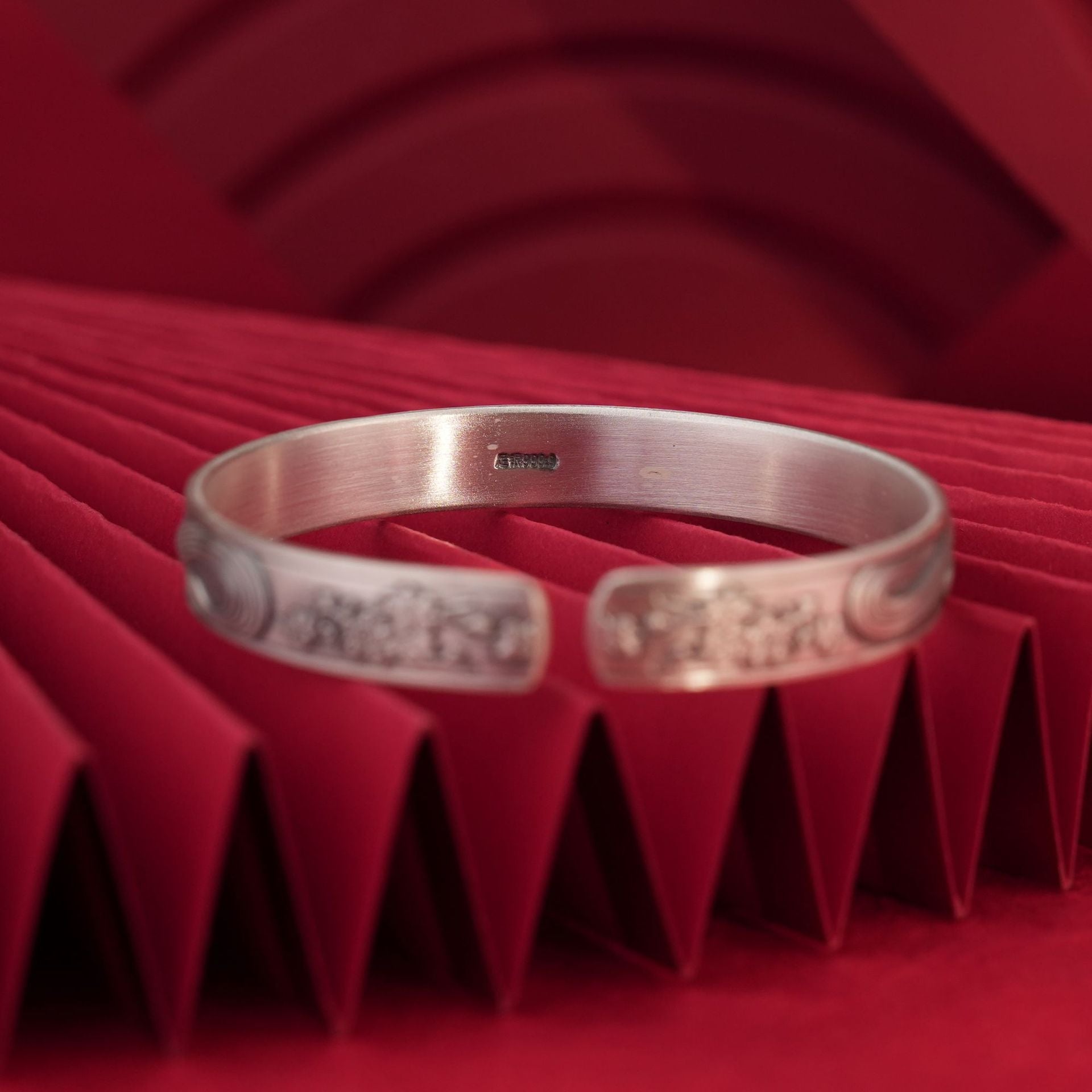 Chinese style fox sterling silver bracelet - jewelry - weilin.com