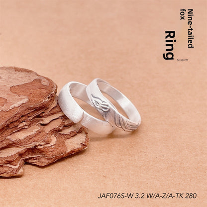 Chinese style ingot sterling silver ring - jewelry - weilin.com