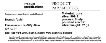 Chinese style multi - line braided sterling silver bracelet - jewelry - weilin.com