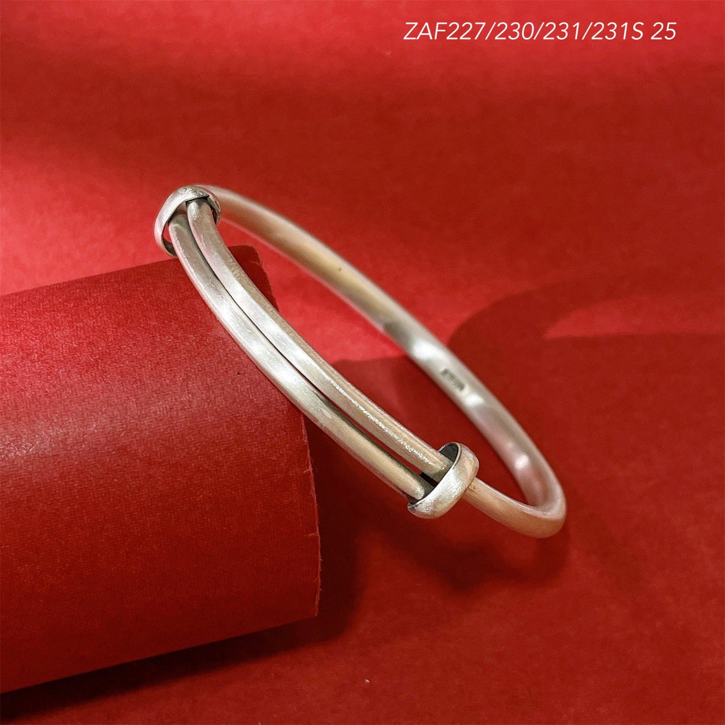 Chinese style plum blossom sterling silver bracelet - jewelry - weilin.com