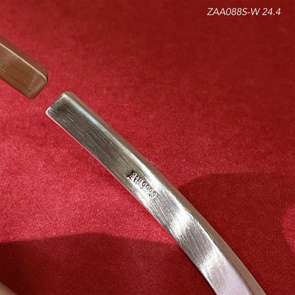 Chinese style square sterling silver bracelet - jewelry - weilin.com