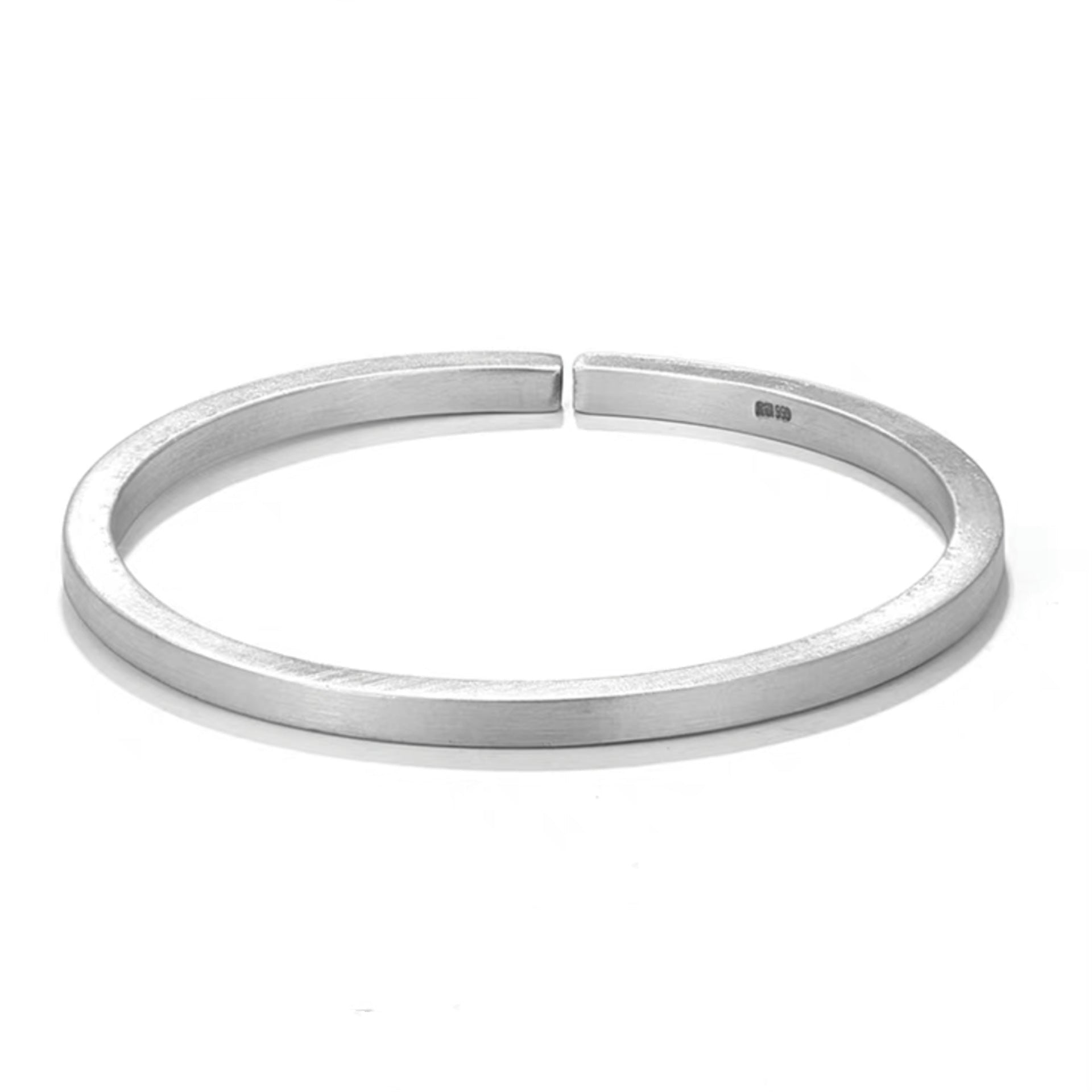 Chinese style square sterling silver bracelet - jewelry - weilin.com
