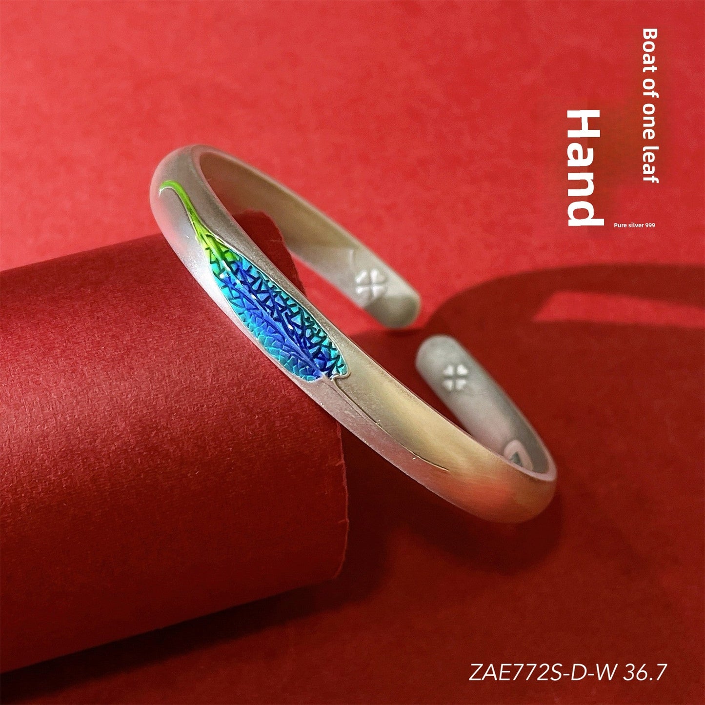 Chinese style sterling silver bracelet for couples - jewelry - weilin.com