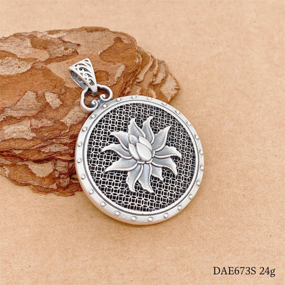 Chinese style sterling silver pendant - jewelry - weilin.com