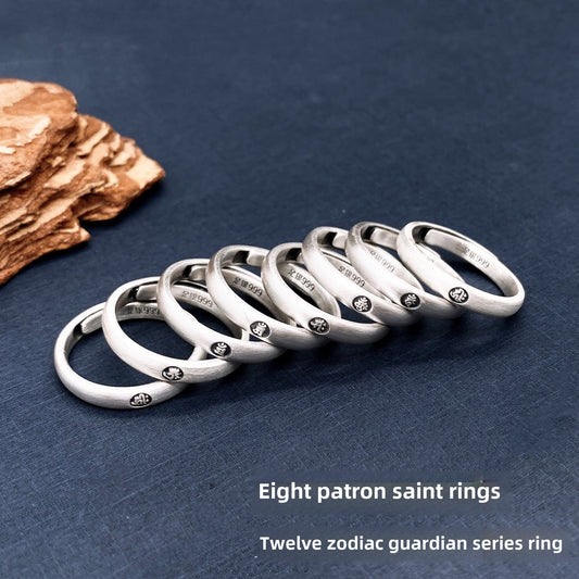 Chinese style sterling silver ring - jewelry - weilin.com