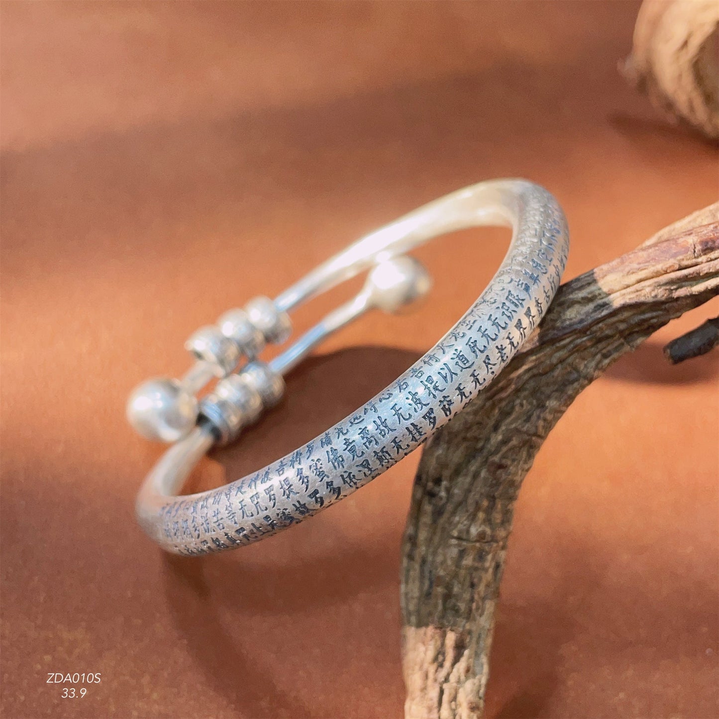 Chinese style Tibetan silver bracelet - jewelry - weilin.com