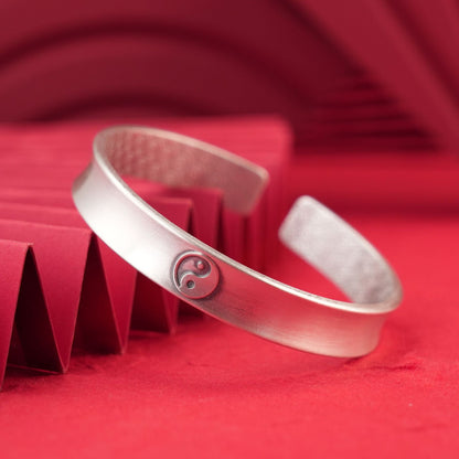 Chinese Vintage Lucky Clouds Sterling Silver Bracelet - jewelry - weilin.com