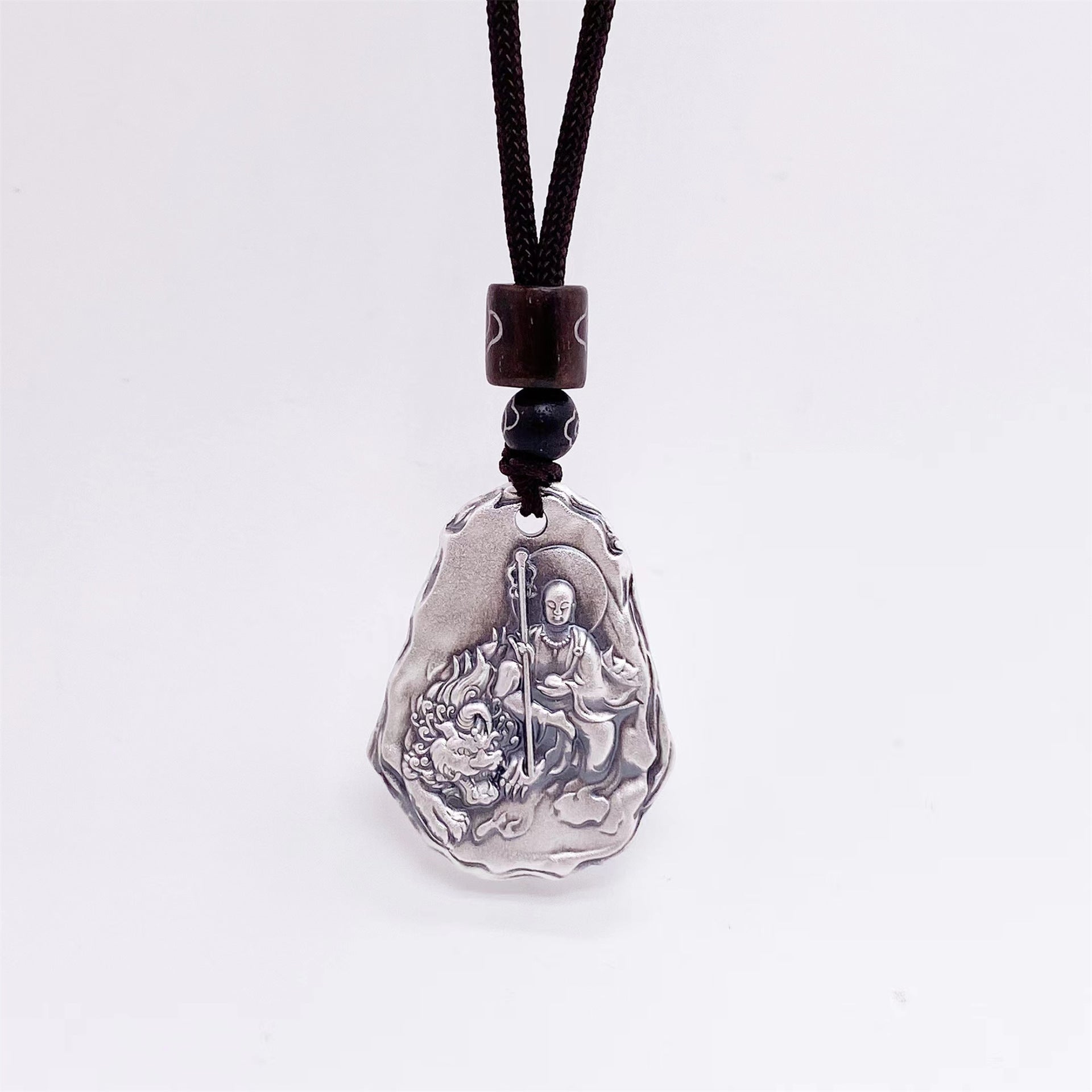 Chinese vintage sterling silver pendant necklace - jewelry - weilin.com