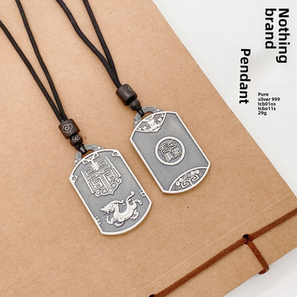 Chinese Wu Shi Pai Pendant Necklace - jewelry - weilin.com